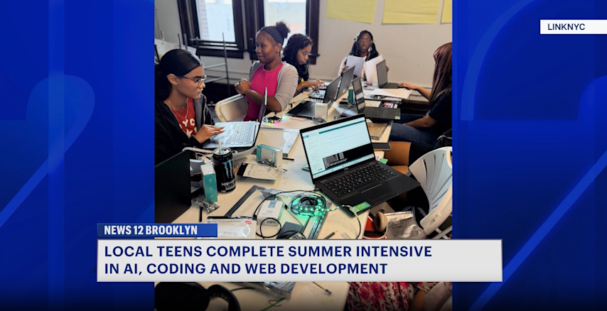 Video thumbnail for Brooklyn teens complete summer technology training