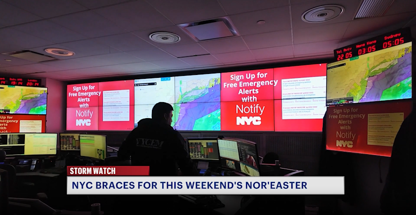 Video thumbnail for 'I can still see the space filling up with water.' New Yorkers and City agencies prepare for nor'easter