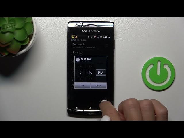 Video thumbnail for How to Set Time & Date Manually on a SONY ERICSSON Xperia Arc S
