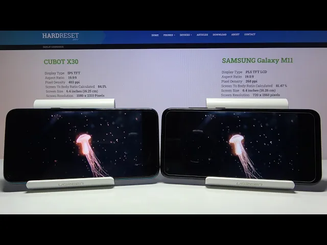 Video thumbnail for Compare Screens of Samsung Galaxy M11 and CUBOT X30 - Display Comparison