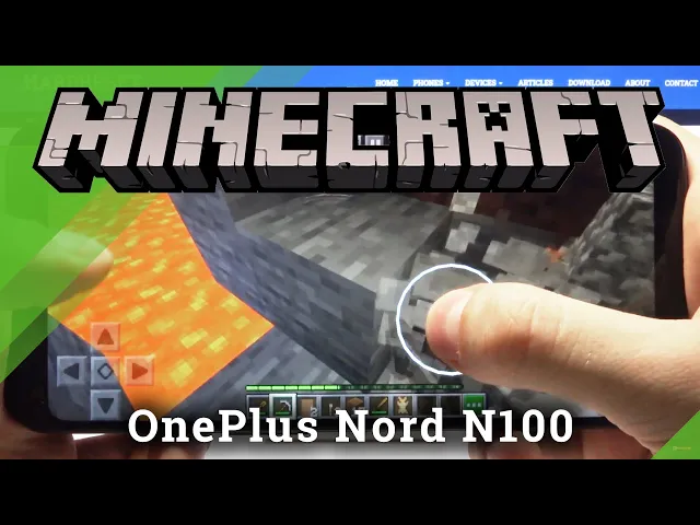 Video thumbnail for Minecraft Gameplay on OnePlus Nord N100 – Gaming Abilities