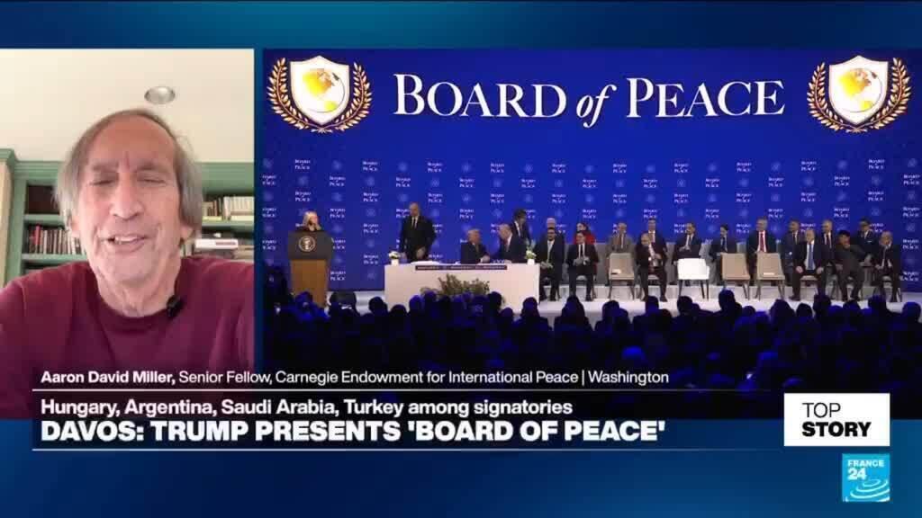 Video thumbnail for Trump's Board of Peace: 'Boards & committees do not resolve conflicts, mediators resolve conflicts'