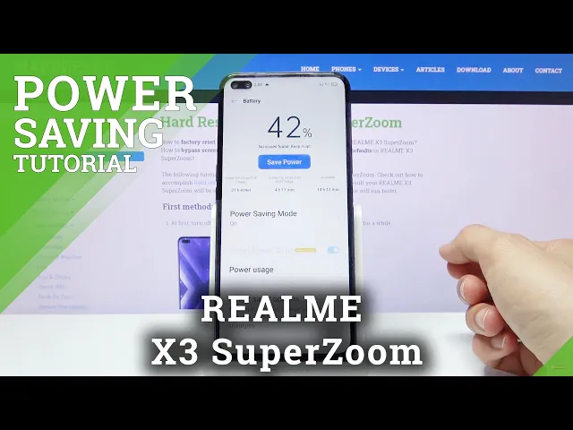 Video thumbnail for Power Saving Mode in REALME X3 SuperZoom - Battery Saver