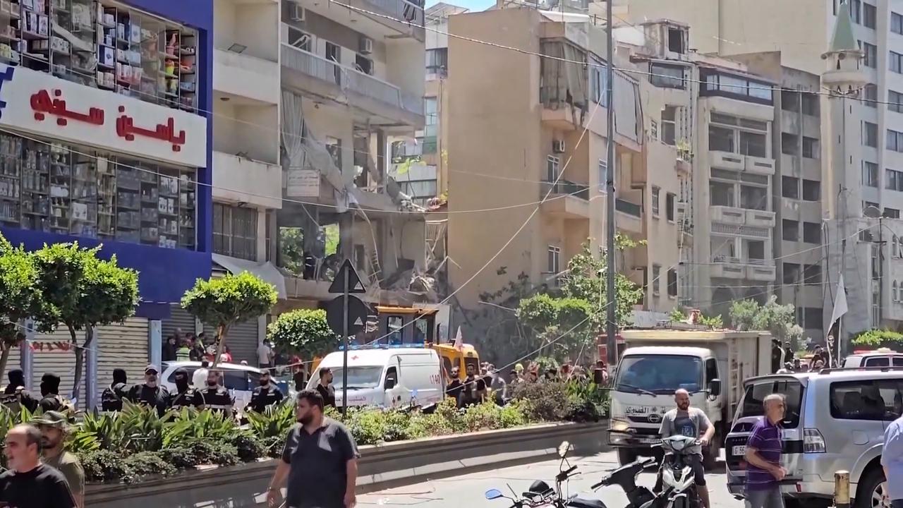 Video thumbnail for Lebanon: Israeli airstrikes kill at least 16 in south Lebanon.