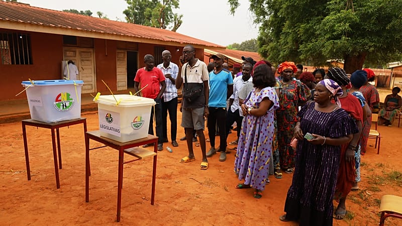Video thumbnail for Guinea Bissau goes to polls with president seeking a second term in office