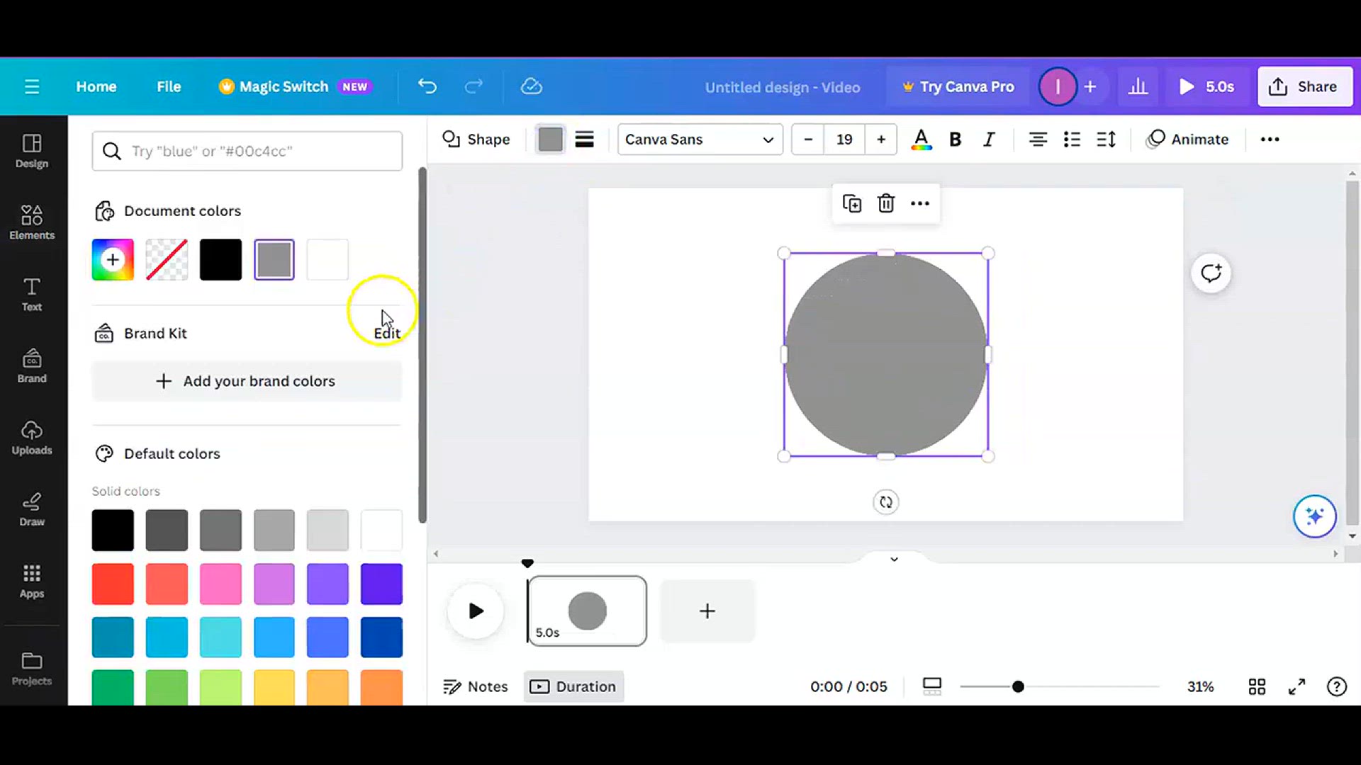 'Video thumbnail for Animated logo design tutorial in canva l Animated logo using Canva'