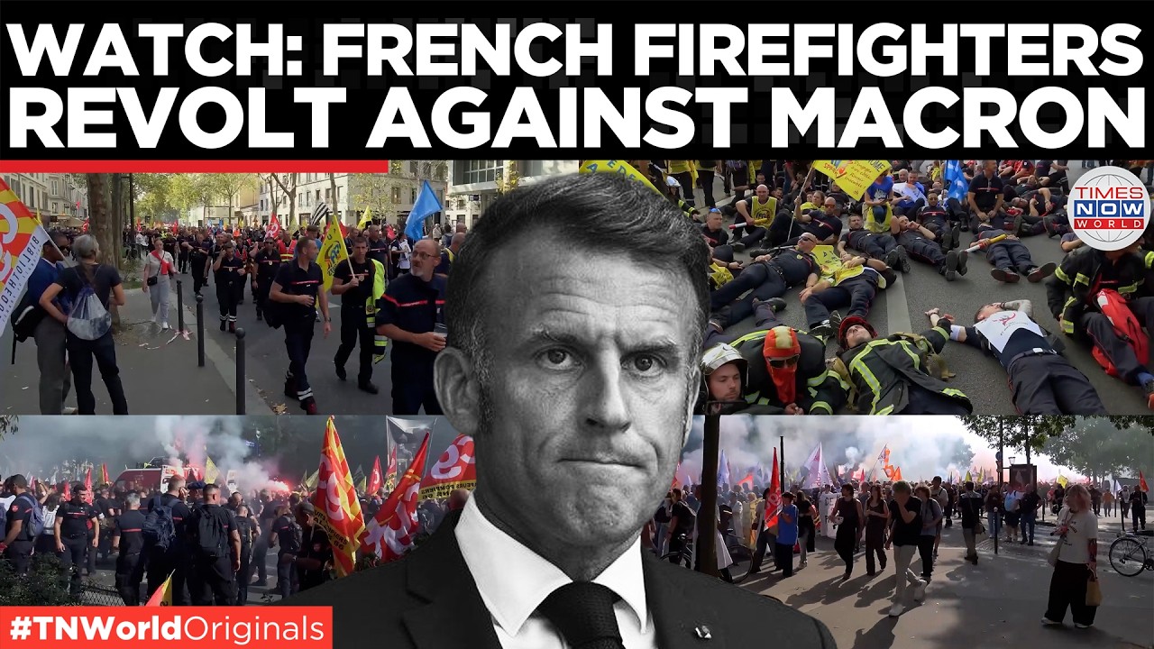 Video thumbnail for PARIS PROTEST: Firefighters Face Police, Say 'We Are Being Sent to Our Deaths' | Times Now World