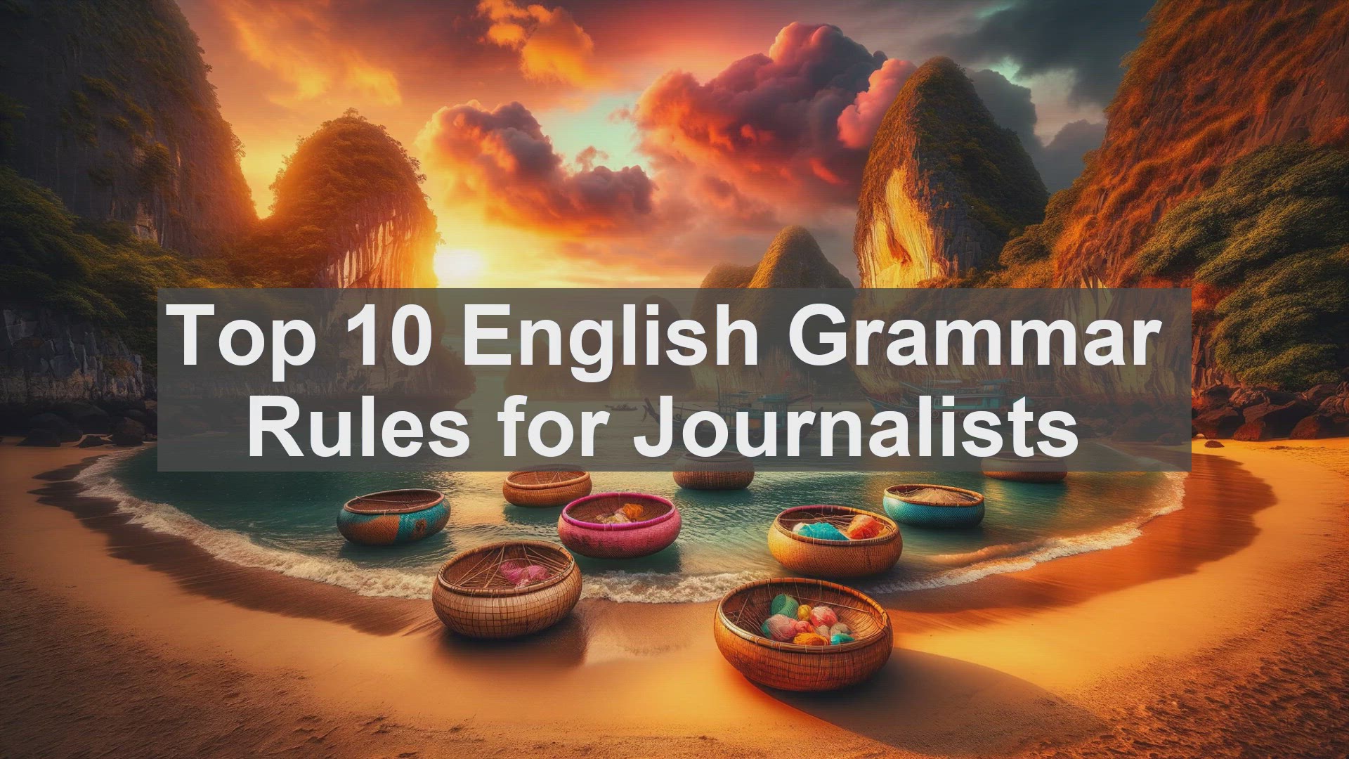 'Video thumbnail for Top 10 English Grammar Rules for Journalists'