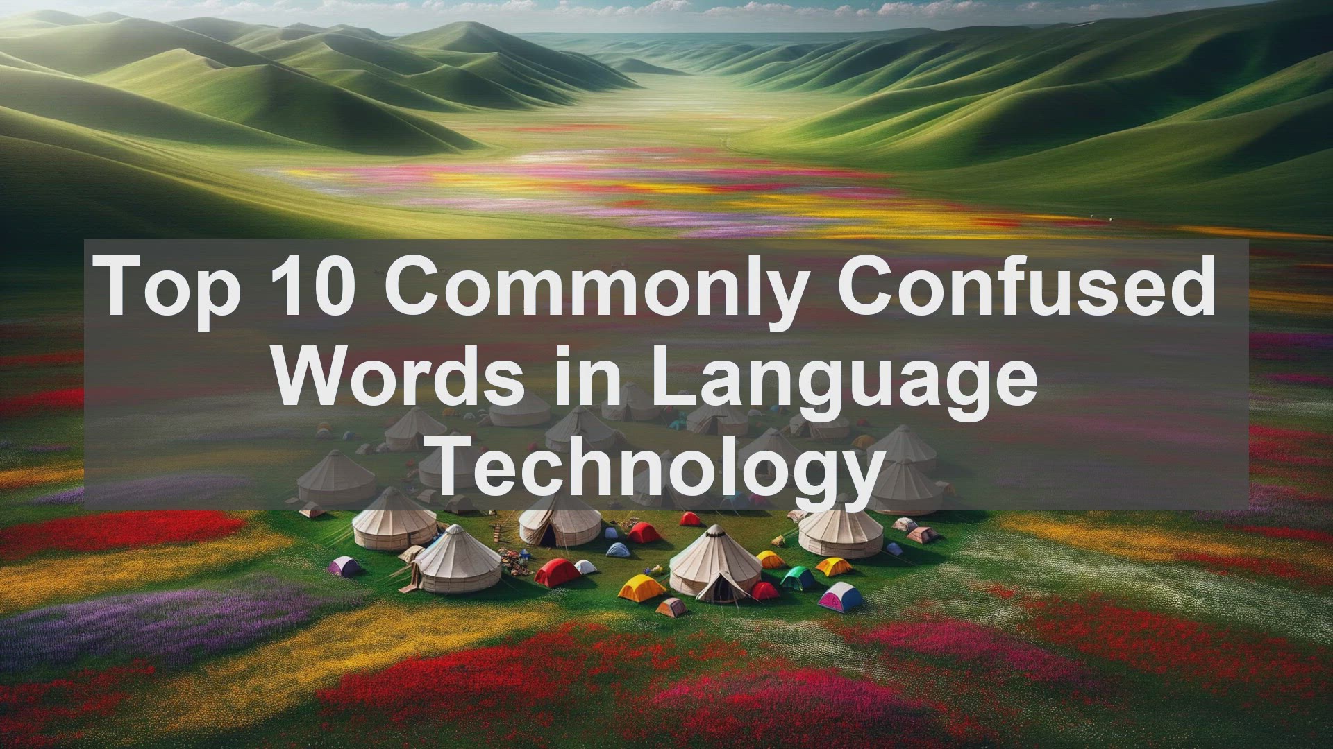 'Video thumbnail for Top 10 Commonly Confused Words in Language Technology'