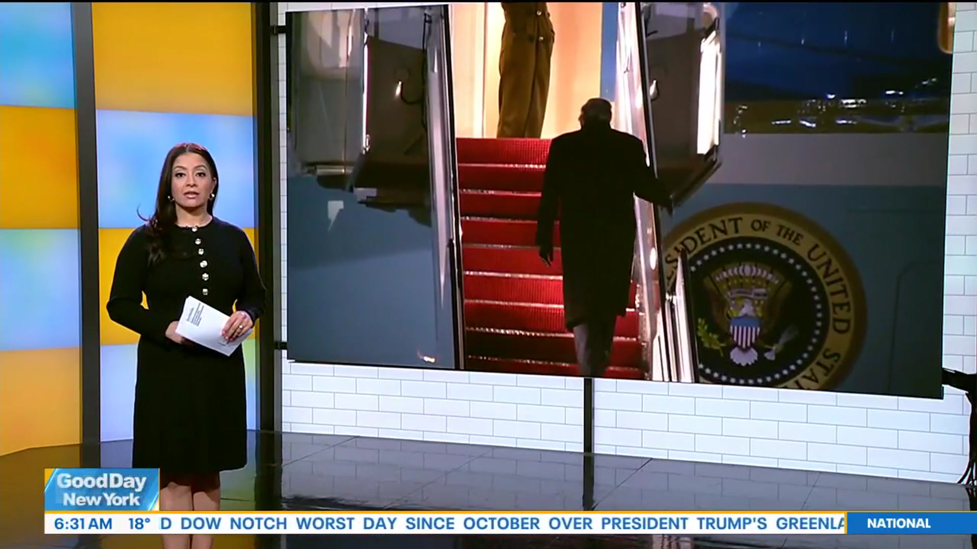 Video thumbnail for Trump arrives in Switzerland: Latest