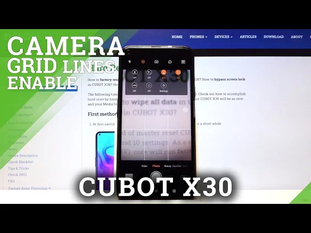 Video thumbnail for How to Manage Grid Lines in CUBOT X30 – Add Helper Lines