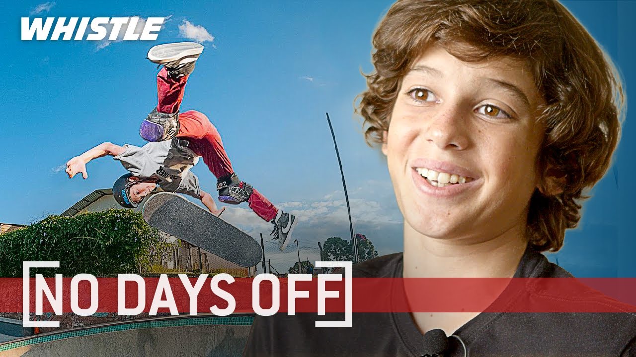 Video thumbnail for 12-Year-Old Youngest EVER To Win Skateboarding X Games GOLD! | Gui Khury