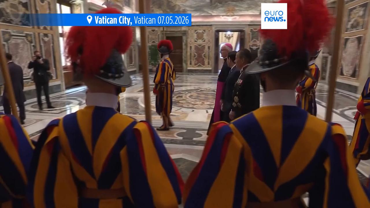 Video thumbnail for US underlines 'strong relationship' with Vatican as Rubio meets pope after Trump criticism