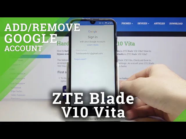 Video thumbnail for How to Add / Remove Google Account in ZTE Blade V10 Vita – Mange Google Account