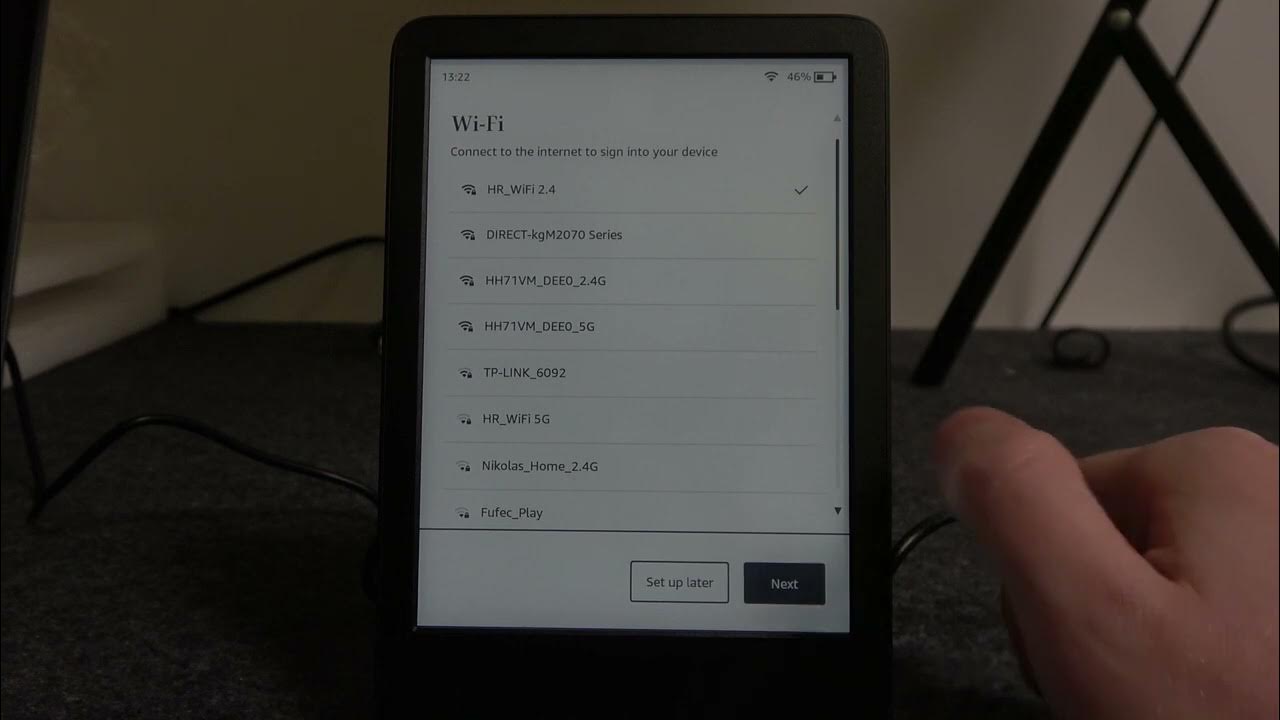 Video thumbnail for How to First Setup AMAZON Kindle Touch 11 | Start Your Kindle Journey