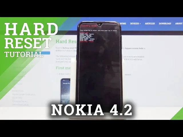 Video thumbnail for HARD RESET NOKIA 4.2 – Bypass Screen Lock / Wipe Data