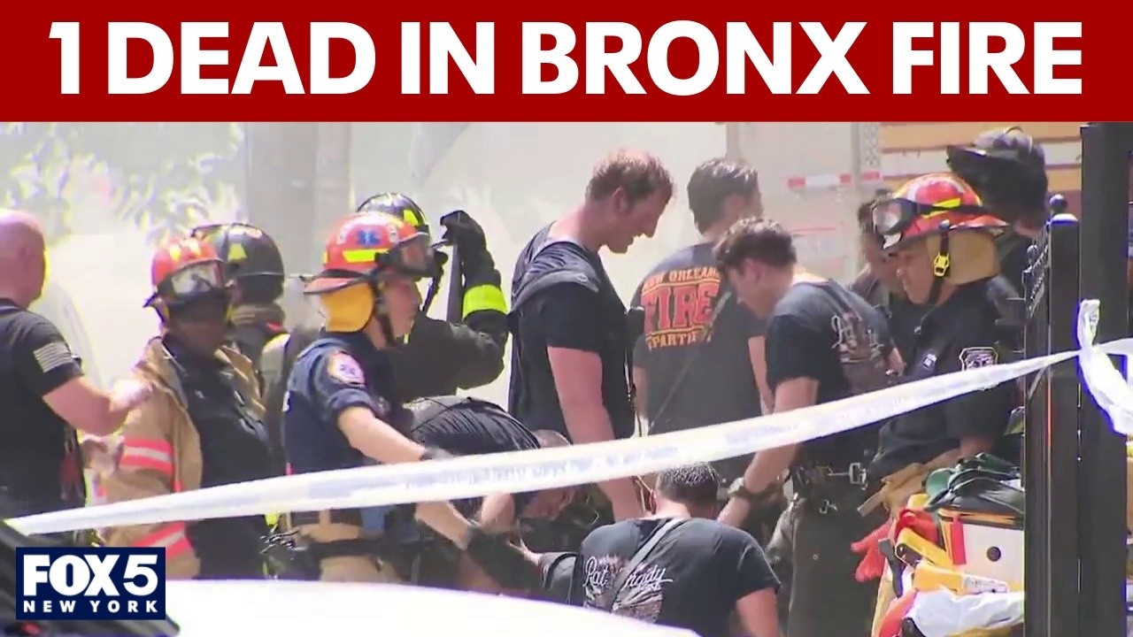 Video thumbnail for 1 dead, 11 injured in Bronx fire caused by explosion