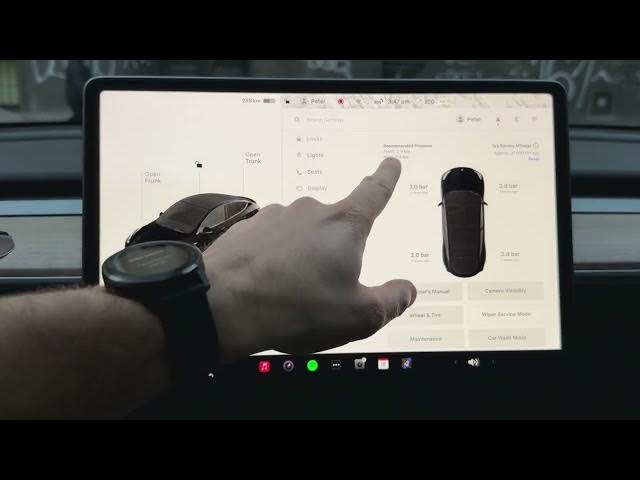 Video thumbnail for How to Check Current Tire Pressure in Tesla