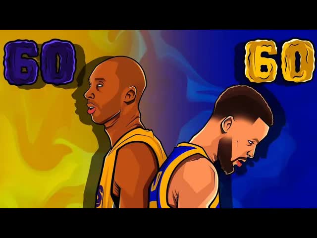 Video thumbnail for heatcheck: steph curry joins kobe in 60+ point game club