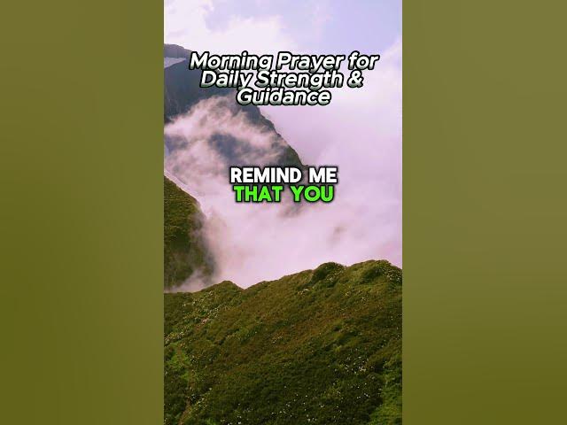 Video thumbnail for Steadfast Hope -  Morning Prayers to Start Your Day with God #morningprayer