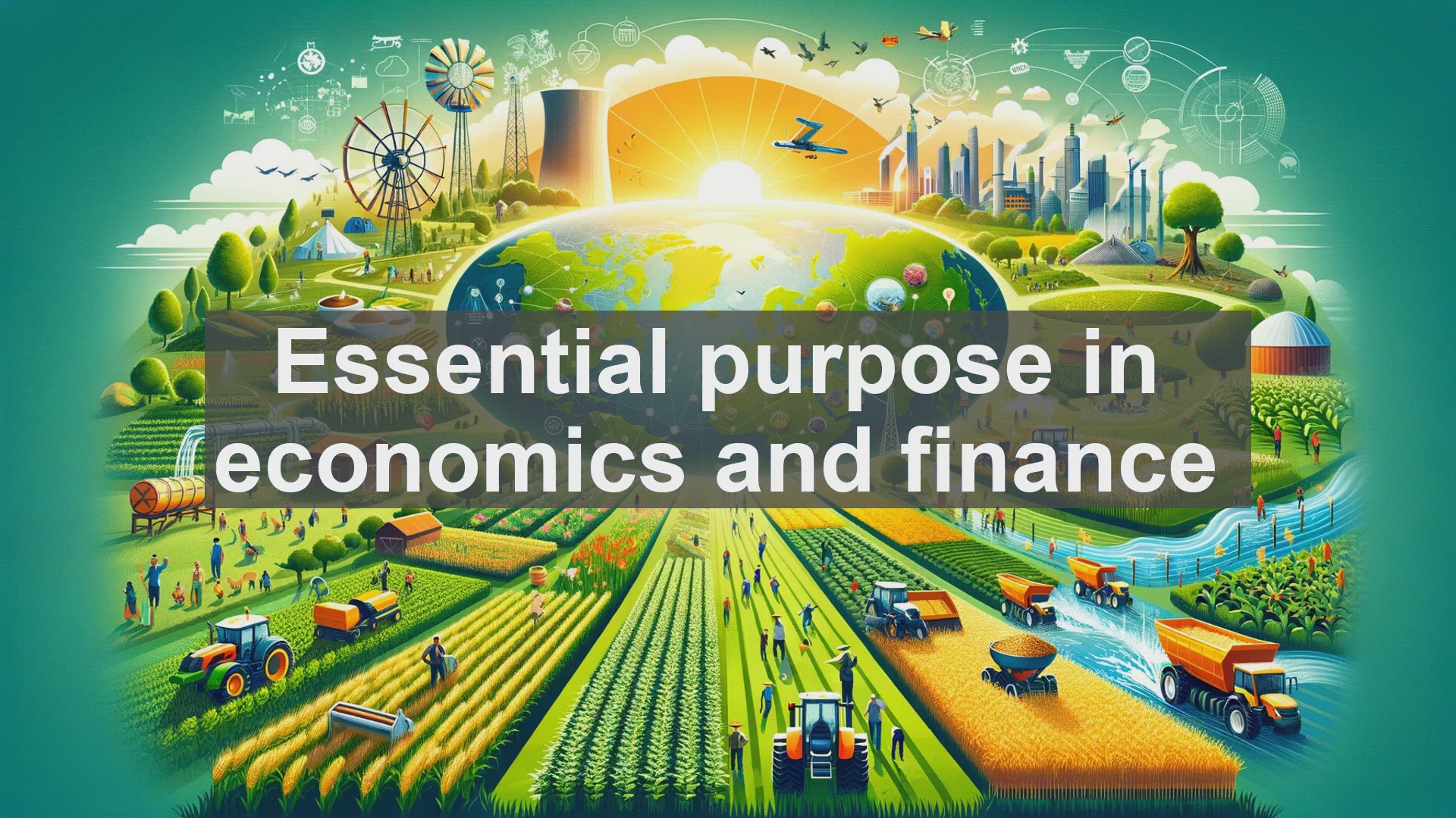 'Video thumbnail for Essential purpose in economics and finance'