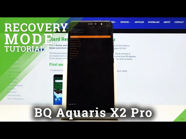 Video thumbnail for How to Find Recovery Mode in BQ Aquaris X2 Pro – Use Recovery Mode