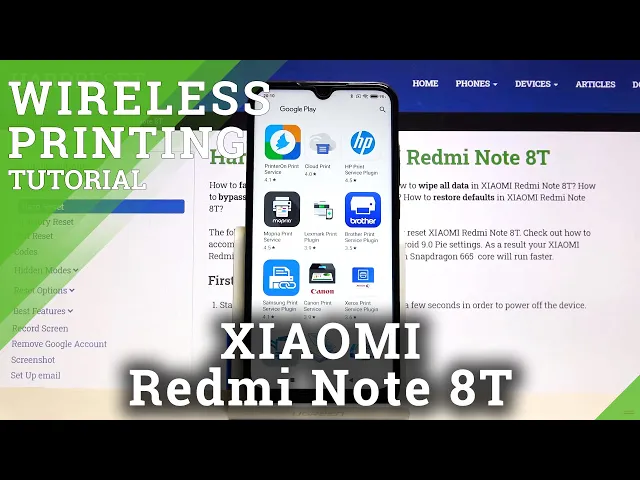 Video thumbnail for How to Connect Printer in XIAOMI Redmi Note 8T – Remotely Printing
