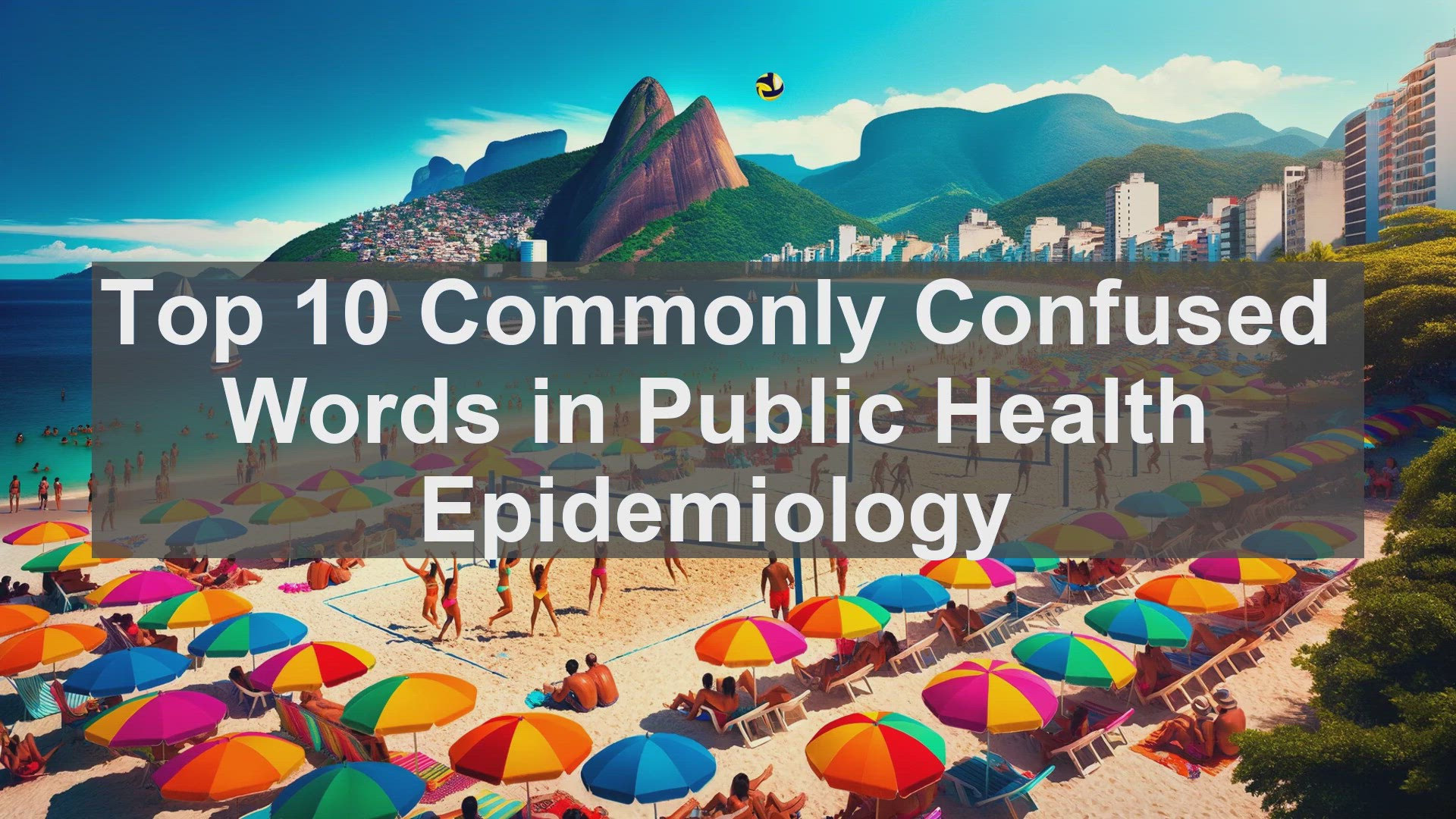 'Video thumbnail for Top 10 Commonly Confused Words in Public Health Epidemiology'