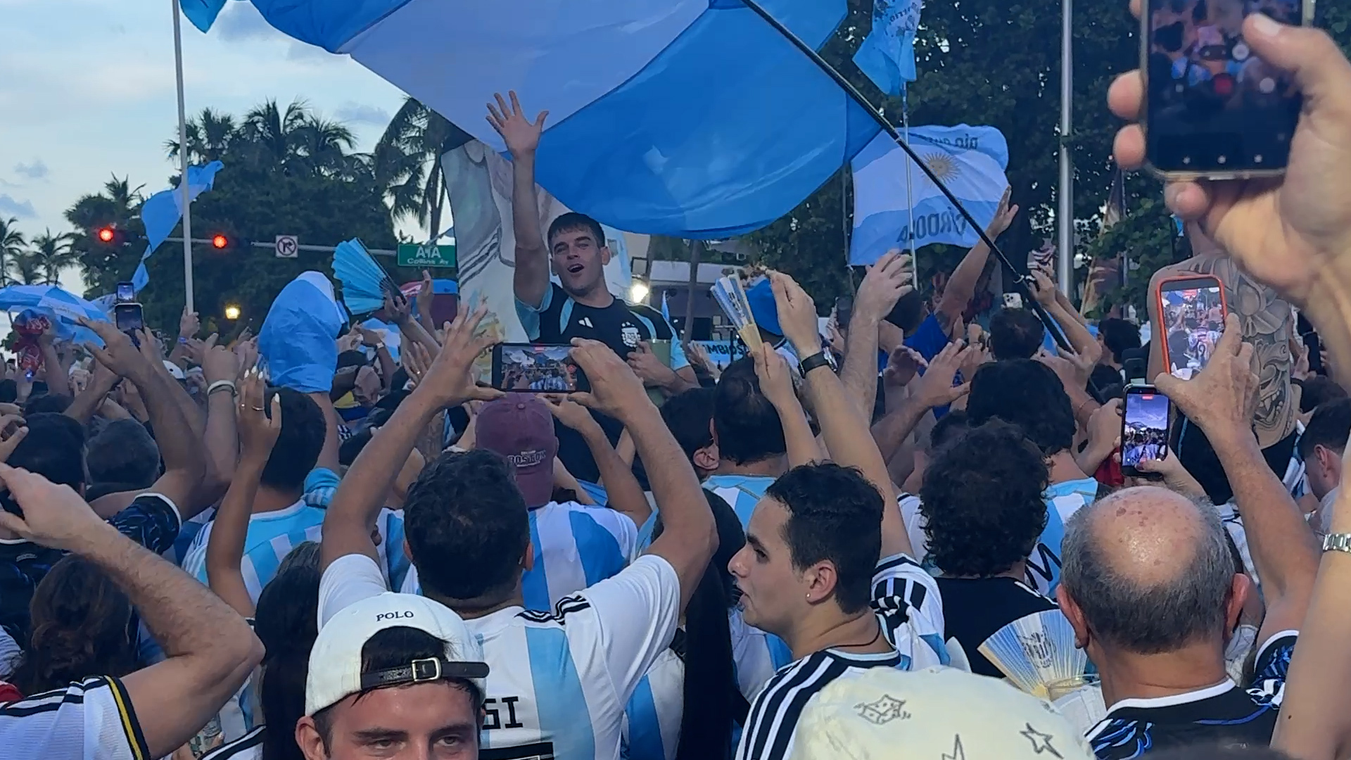 Video thumbnail for Argentina fans flood Miami for Cape Verde match