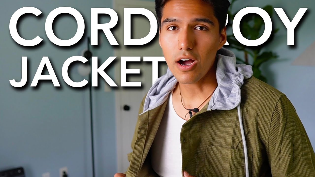 Video thumbnail for Coofandy Corduroy Jacket Test Fit