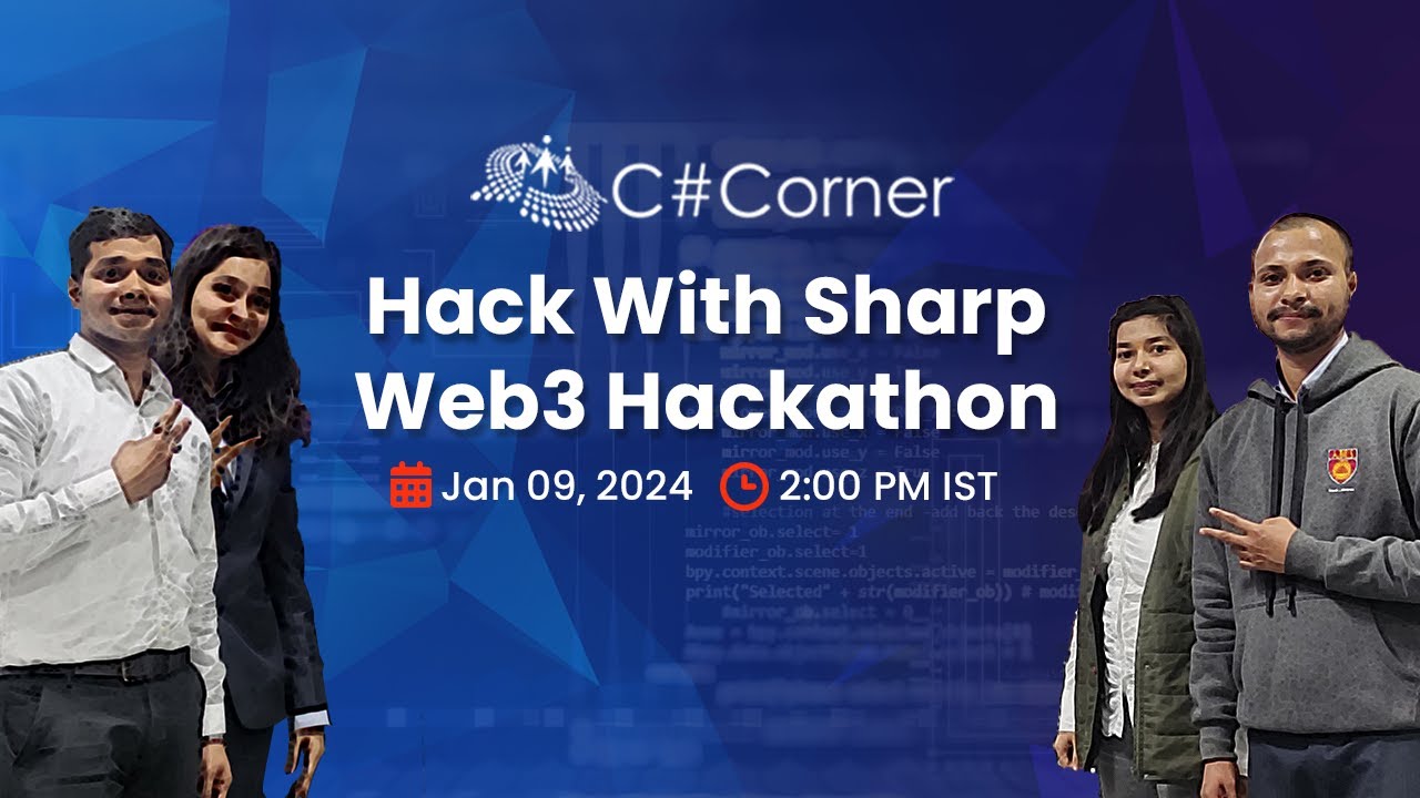 'Video thumbnail for Hack With Sharp - Web3 Hackathon ft. Winners'