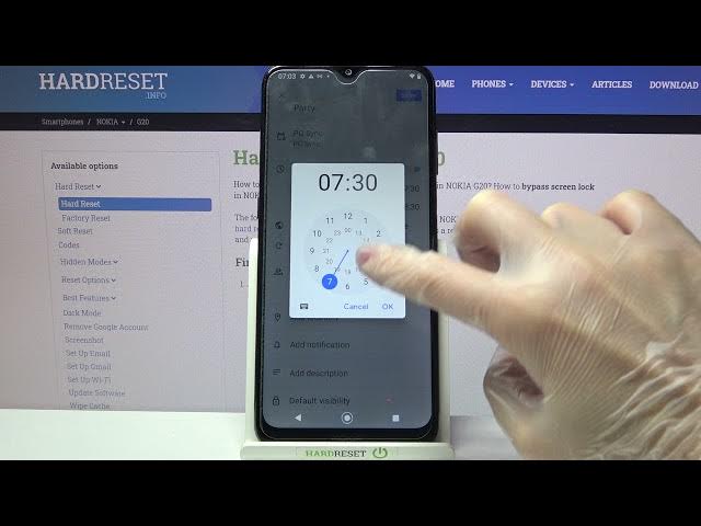 Video thumbnail for How to Add Event to Calendar in Nokia G20 – Add Reminder