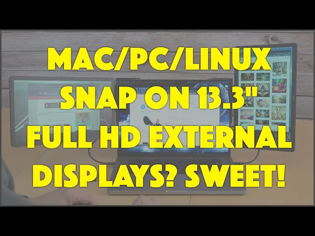 Video thumbnail for Xebex SNAP External Monitor System Dual & Tri-Screen -- DEMO & REVIEW