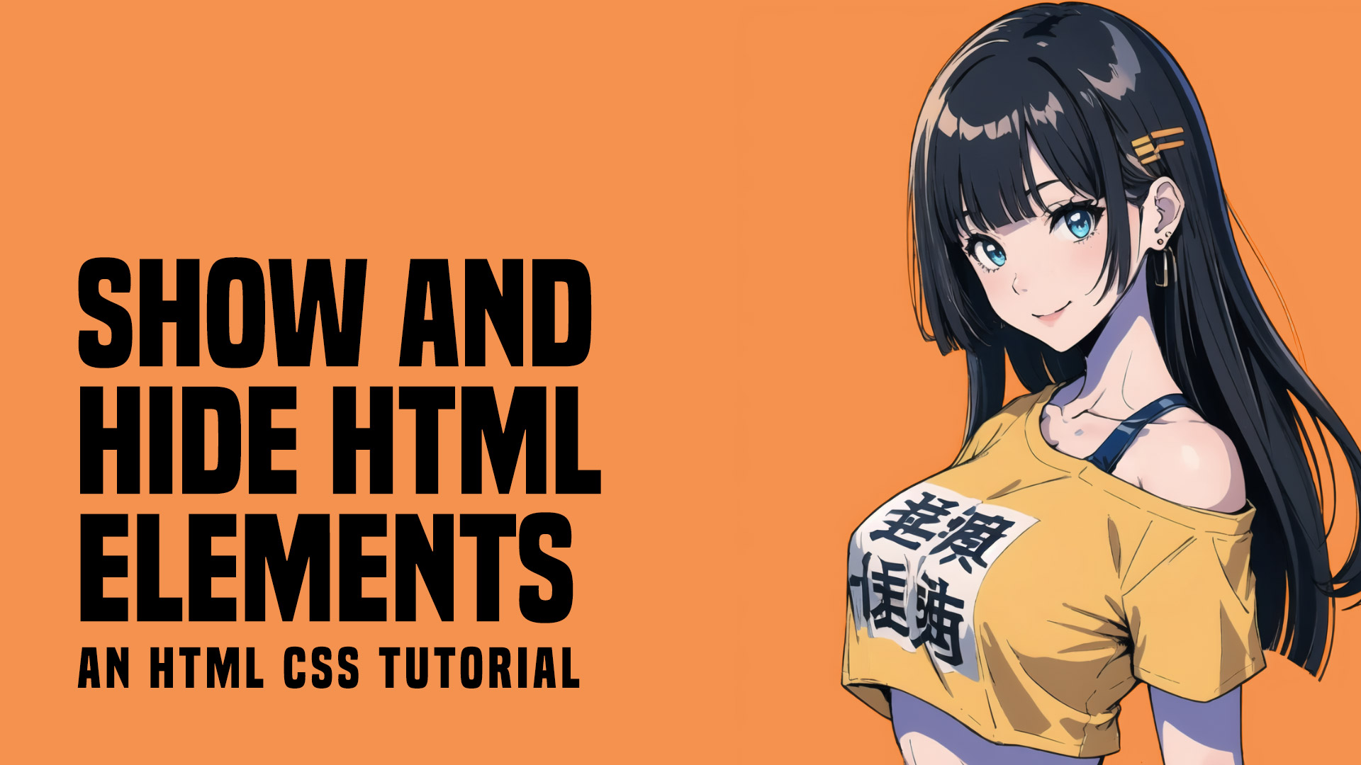 'Video thumbnail for Show/Hide HTML Elements With CSS Animations'
