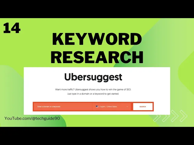 Video thumbnail for Keywords Research Using UberSuggest Tool | Blogging Mastery Course