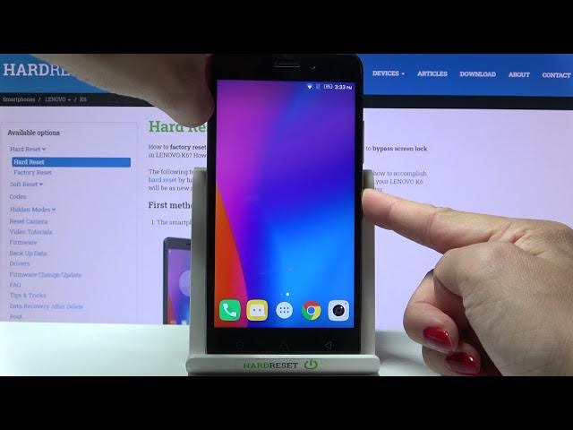 Video thumbnail for Lenovo K6 – Soft Reset