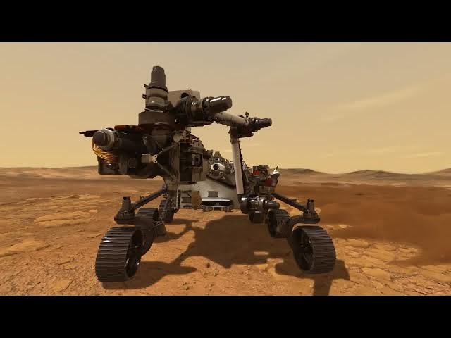 Video thumbnail for 火星探査車「Perseverance」のサンプル採取の動作を再現したイメージ動画