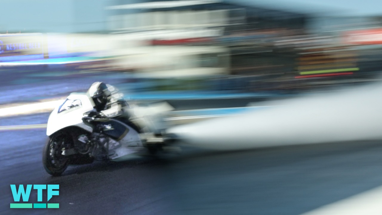 Video thumbnail for Meet the world's fastest steam-powered rocketbike