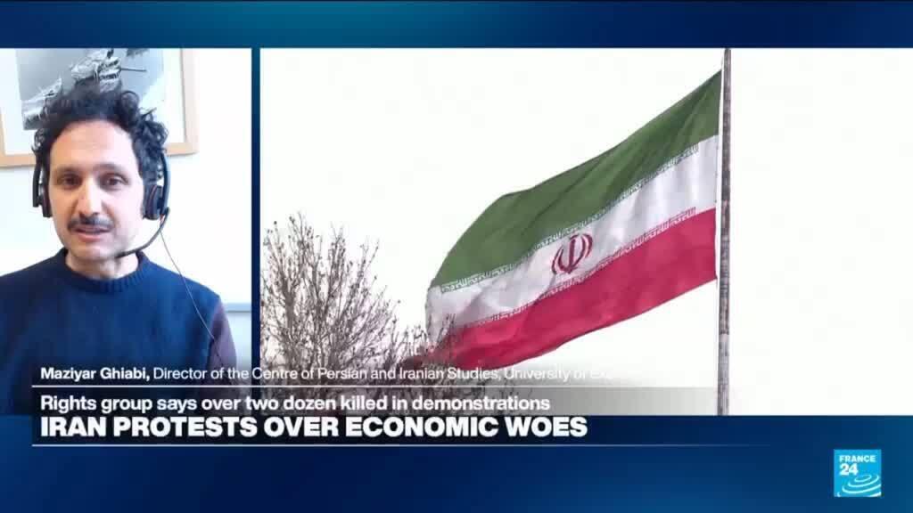 Video thumbnail for 'Breaking point'? Iranian protests reflect 'a multi-layered convergence of dissatisfaction'