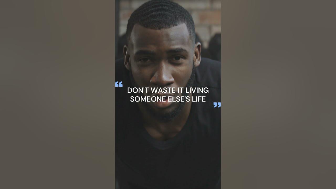 Video thumbnail for Be Yourself - Motivational Speech #shorts #motivationalquotes #motivationalvideo