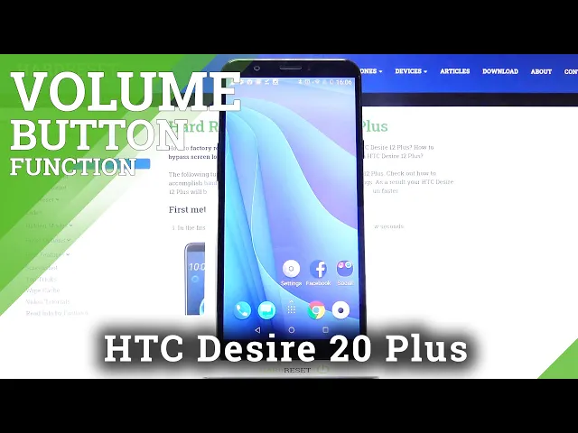 Video thumbnail for How to Change Camera Volume Button Function on HTC Desire 12 Plus