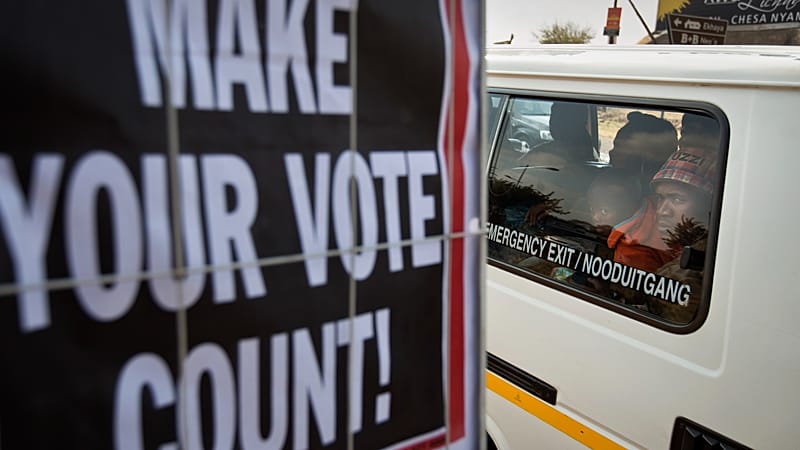 Video thumbnail for Lack of basic services leads South Africans to look beyond traditional party allegiance