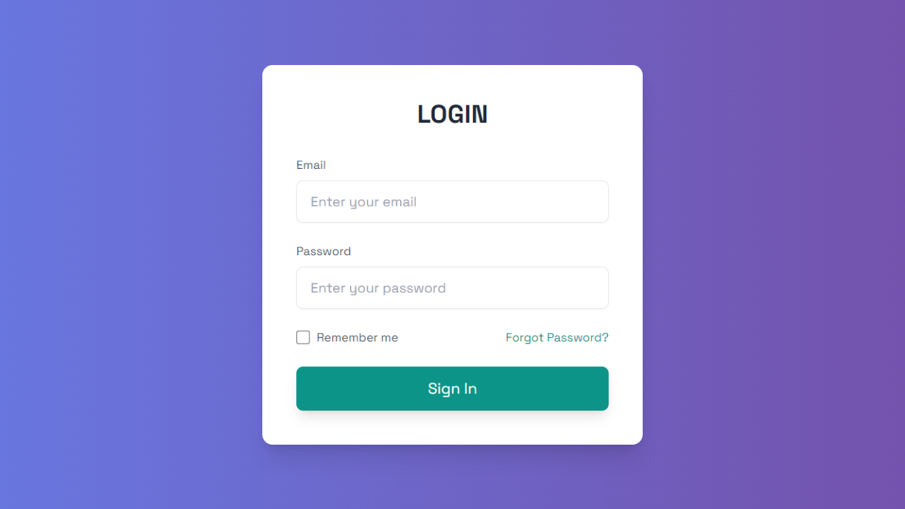 Video thumbnail for Login form with HTML, Tailwind CSS and GSAP