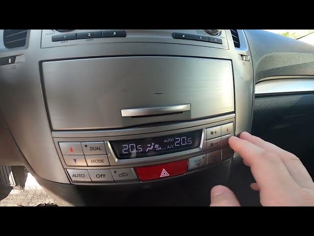 Video thumbnail for How to Synchronize Airflow in Subaru Legacy V ( 2009 – 2015 ) - Sync Climate Control