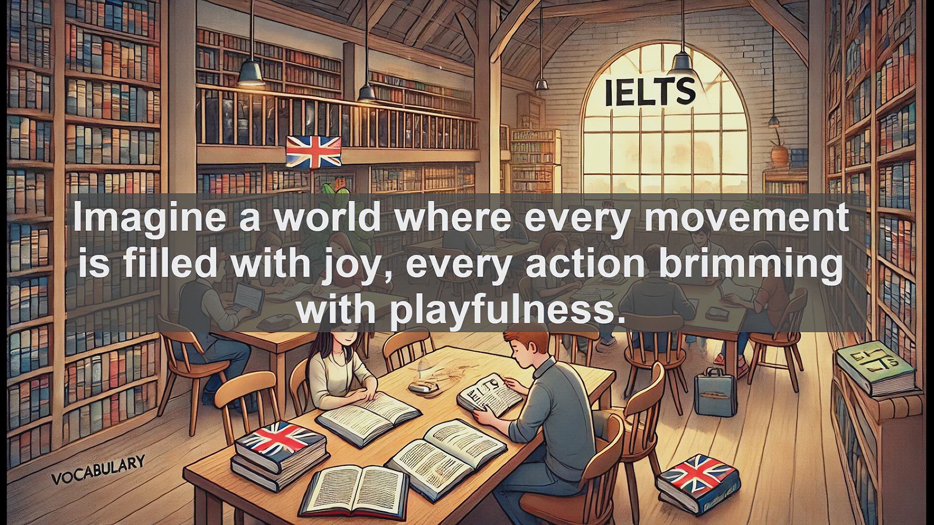 'Video thumbnail for 2000 Must Know IELTS 9.0 Vocabulary - Sportive: Mastering a Playful Word for IELTS Success'