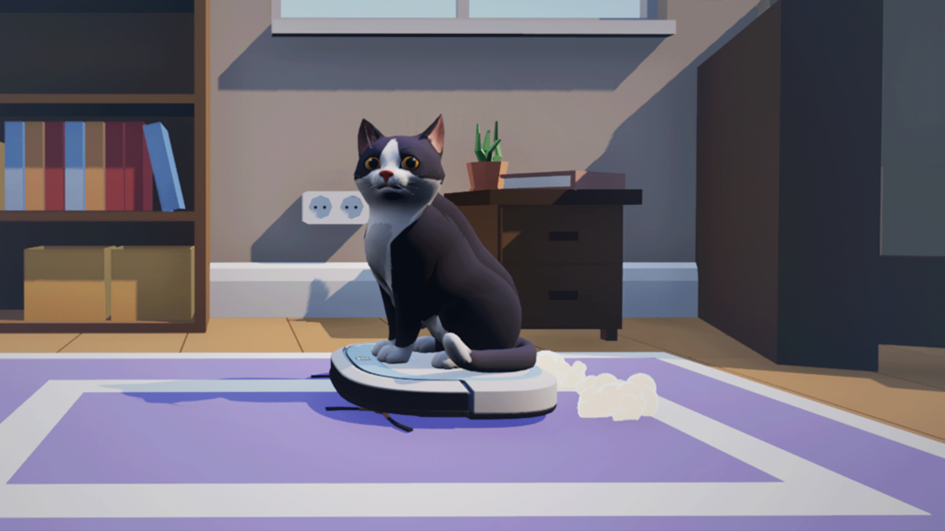 Video thumbnail for VacuuBot: Home Cleaning Simulator - Official Announcement Trailer