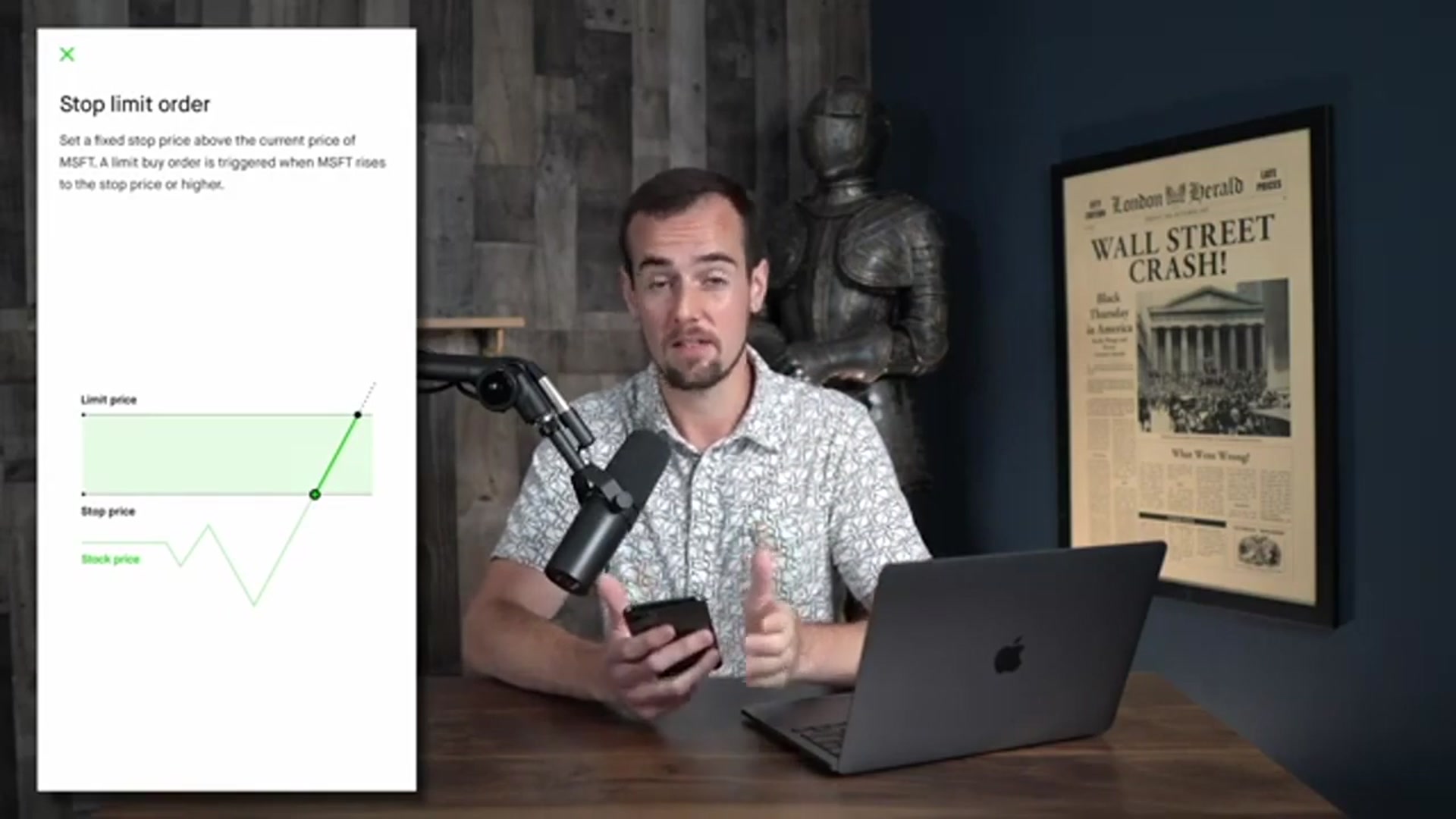 'Video thumbnail for ryan scribner espanol: órdenes stop limit y trailing stop en robinhood, explicado'