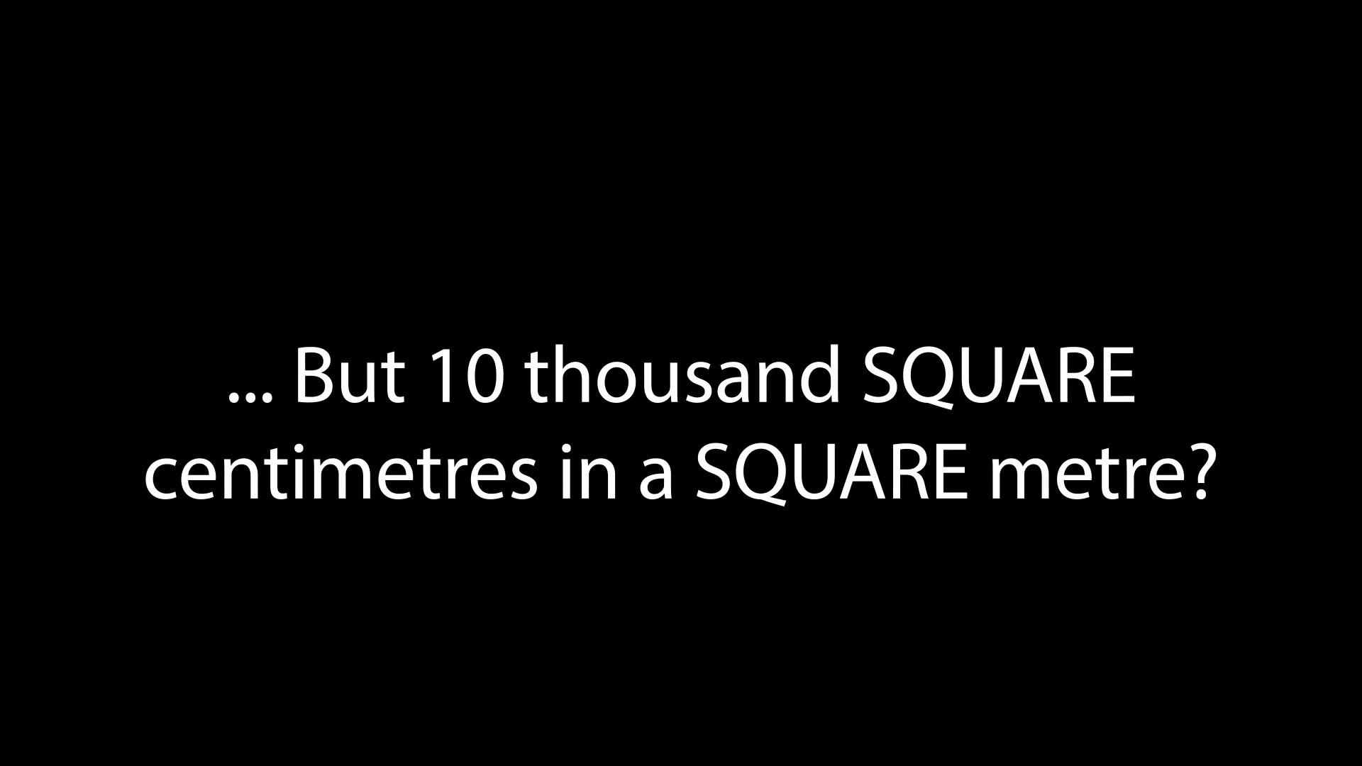 Video thumbnail for Help with converting areas