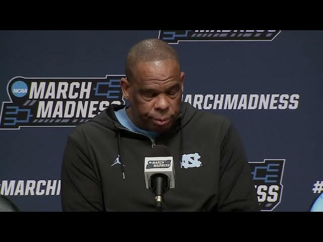 Video thumbnail for #UNC press conference with Hubert Davis, Henri Veesaar and Seth Trimble.