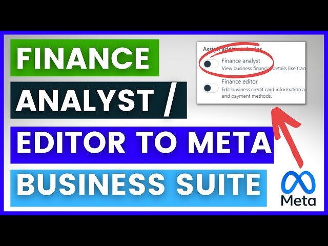Video thumbnail for How To Add Finance Analyst /Editor To Meta Business Suite Account? [in 2025] (To Facebook Ad Account